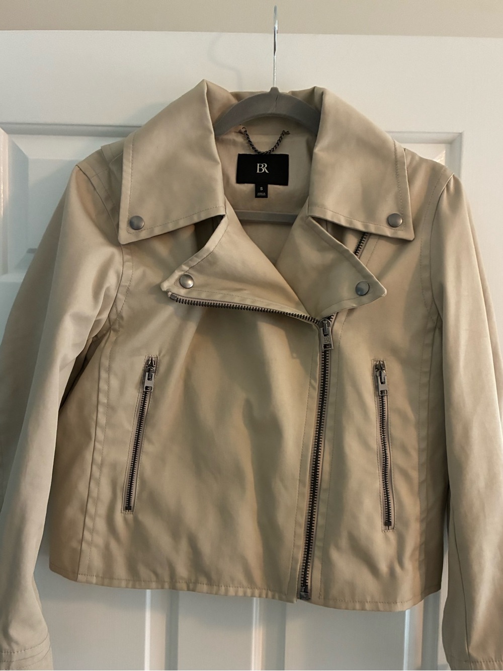 Banana Republic Waxed Cotton Moto Jacket
